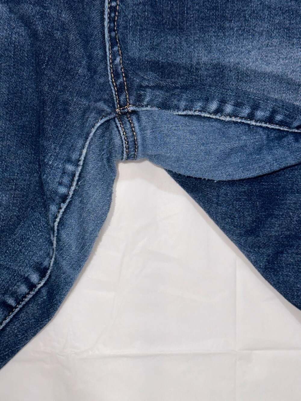 American Eagle Jeans Size 14 Regular Blue Stretch Distressed Denim - Picture 6 of 6